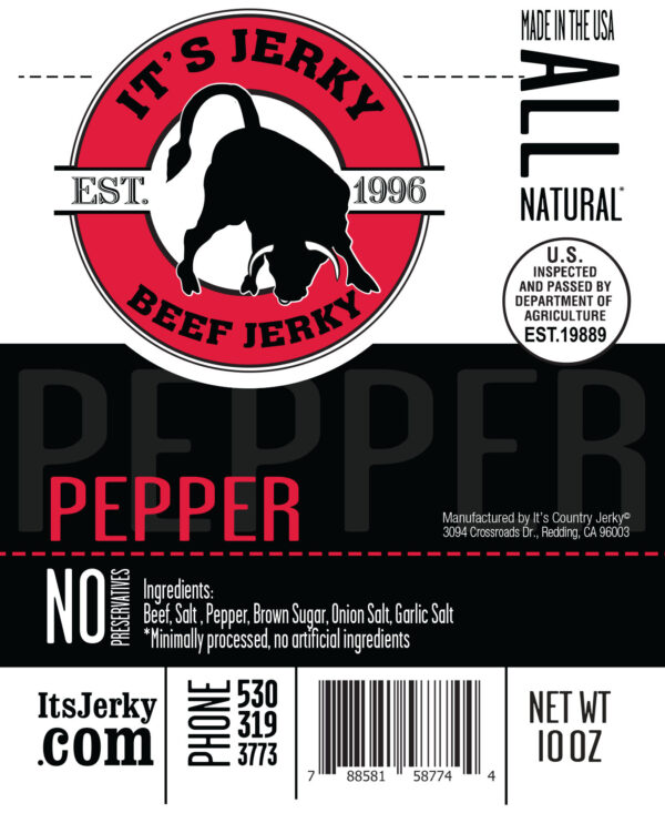 Pepper Traditional Beef Jerky