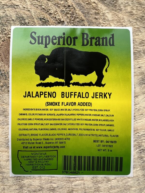 Jalapeno - Buffalo Jerky